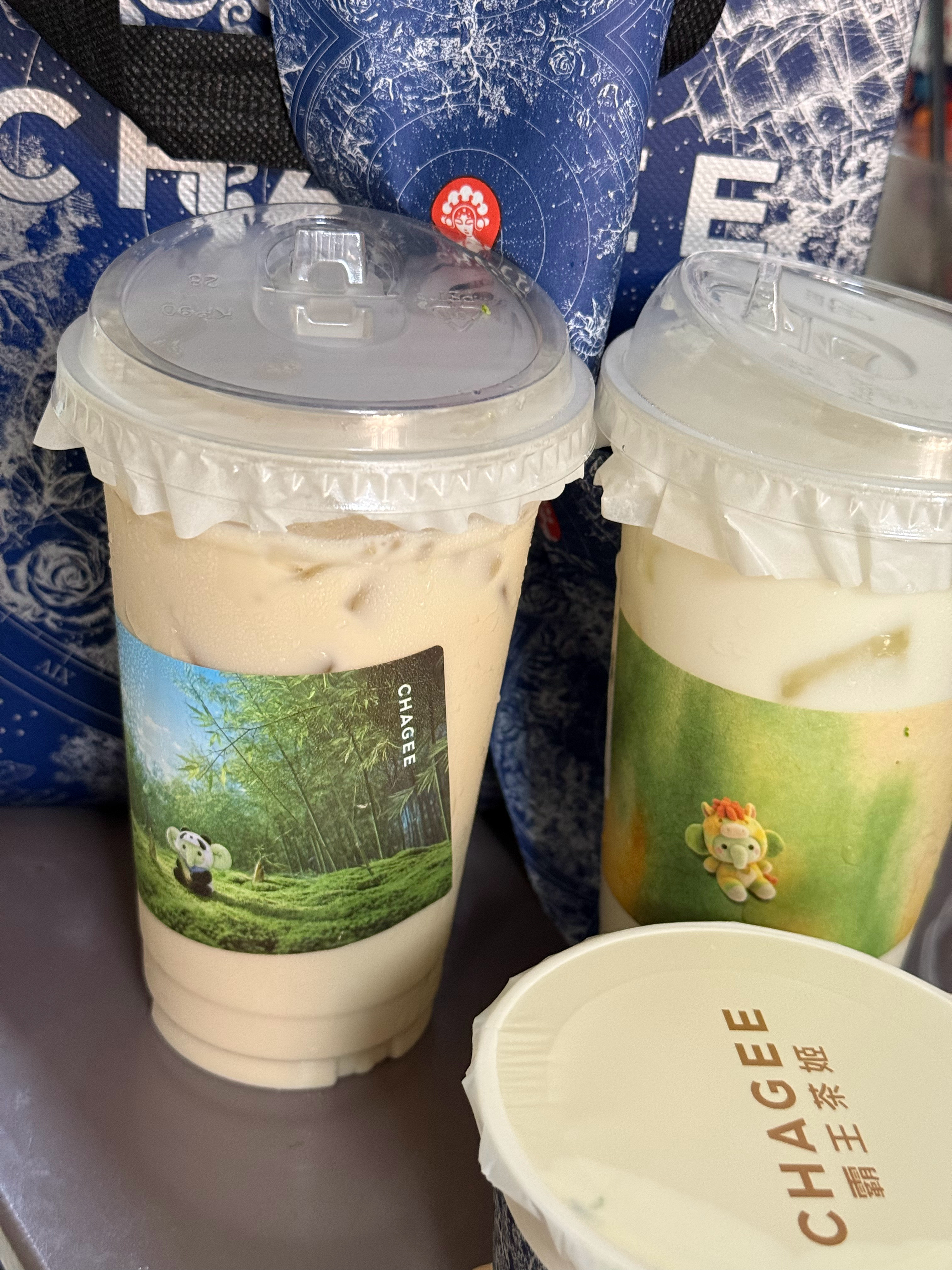 两杯新品都品尝了一下（想要冰箱贴的！结果漏送了💧霸王茶姬品牌代言人胡先煦