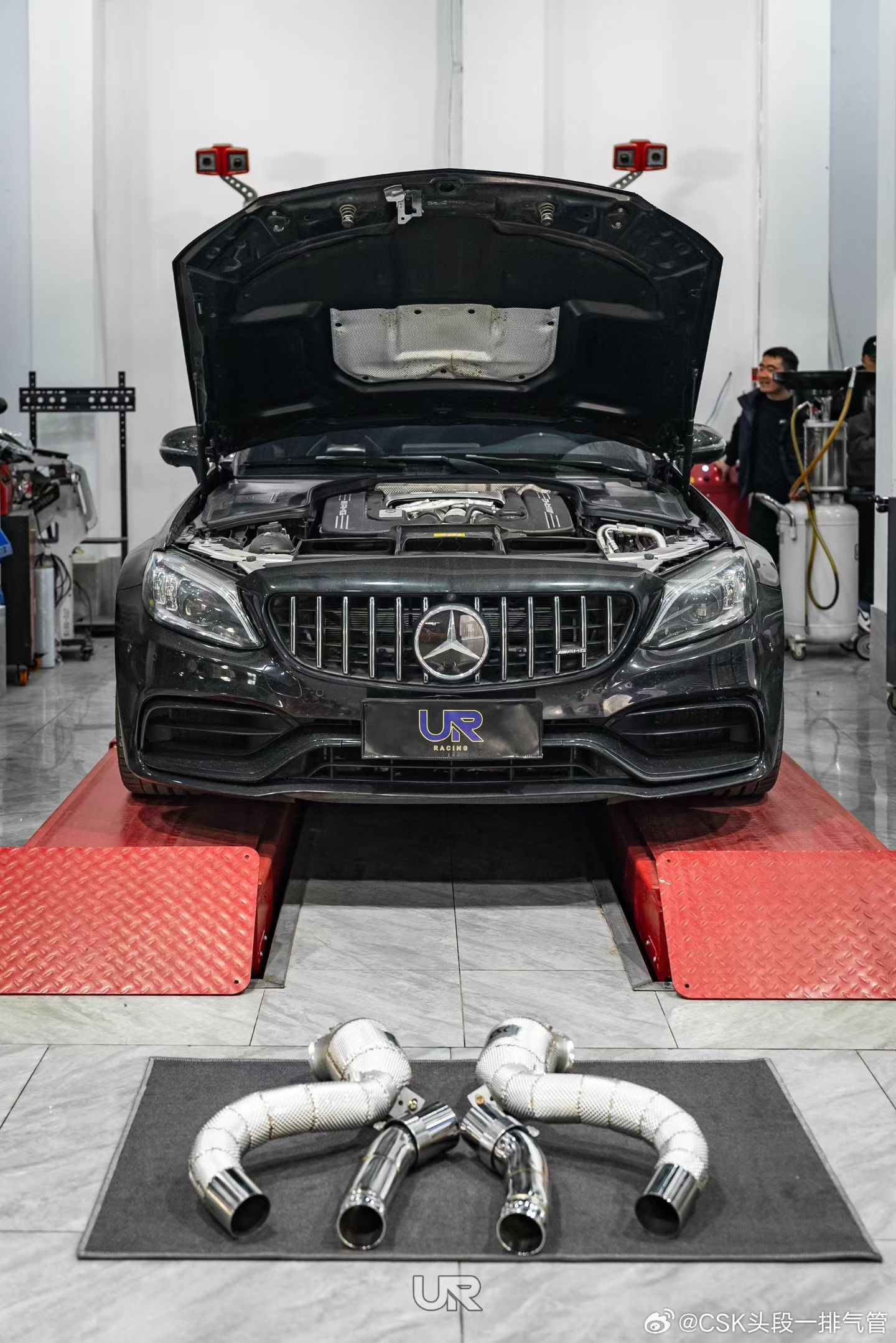 装车案例·分享1️⃣波 W205奔驰C63 4.0T · CSK头段  动力性能