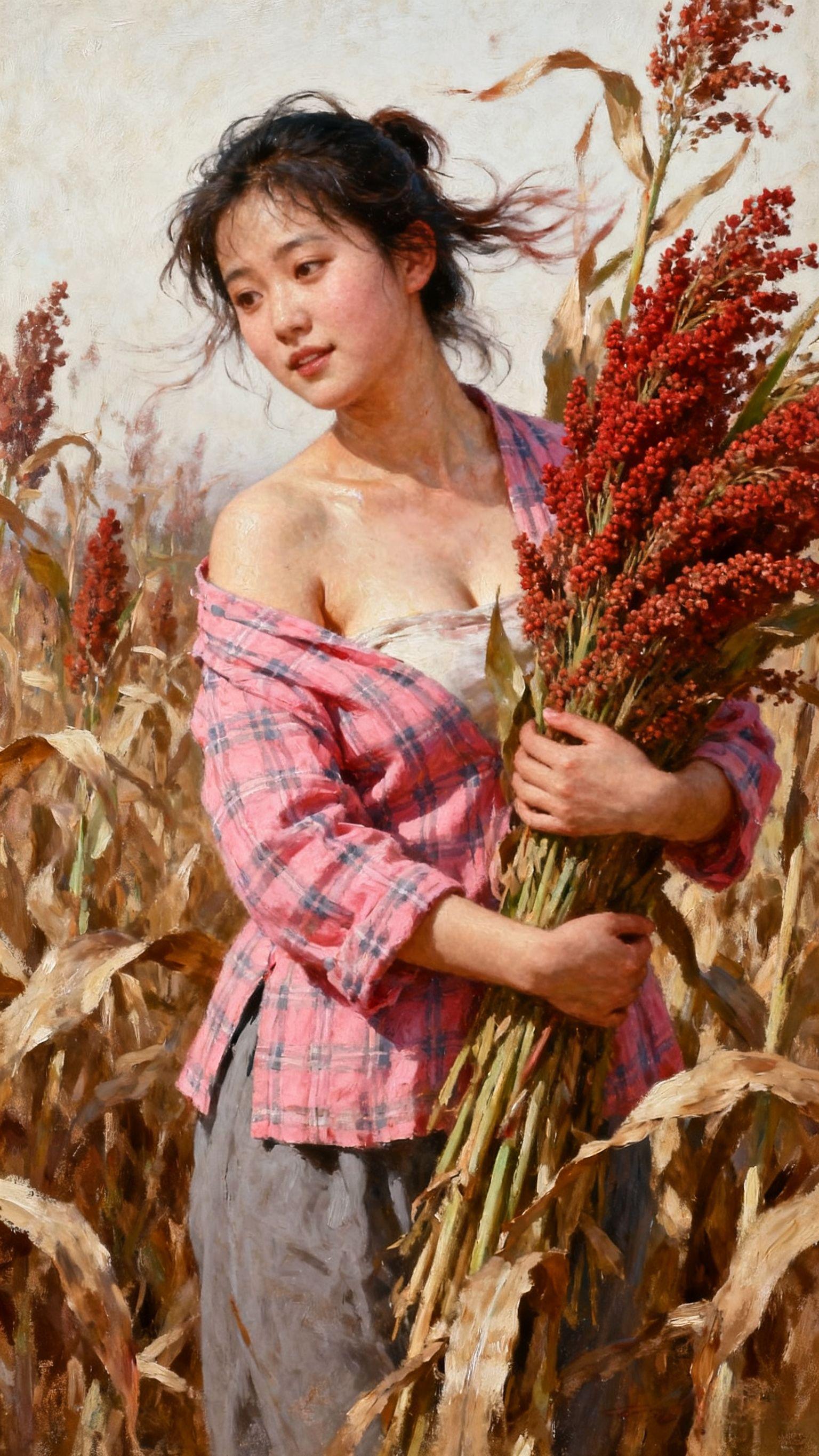 丰收的季节 高粱