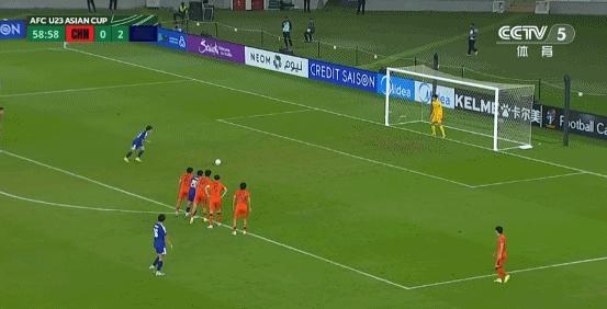 【国足3球落后】U23国足vs日本U23