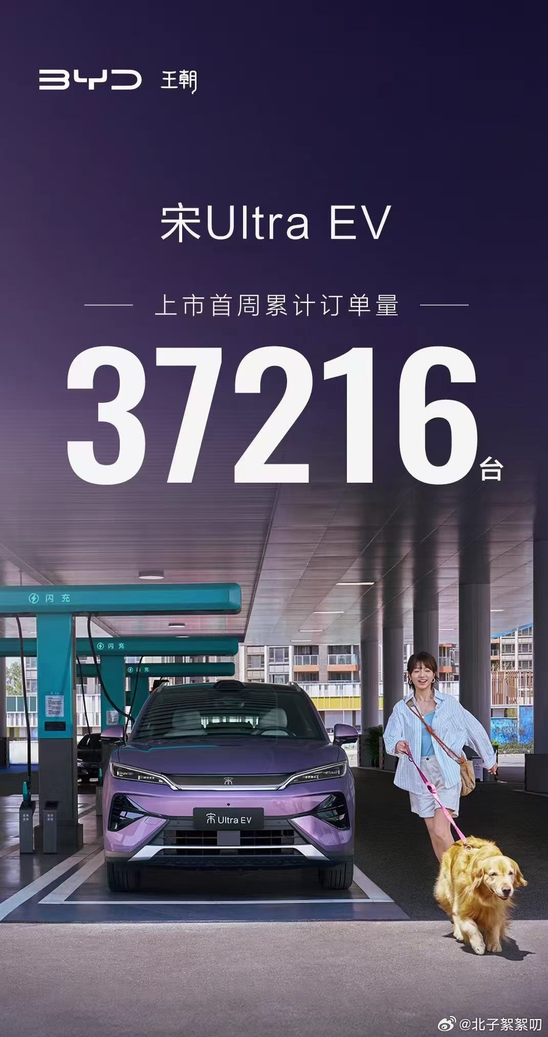 官宣了，宋 Ultra  Ev上市首周订单超 3.7 万台 