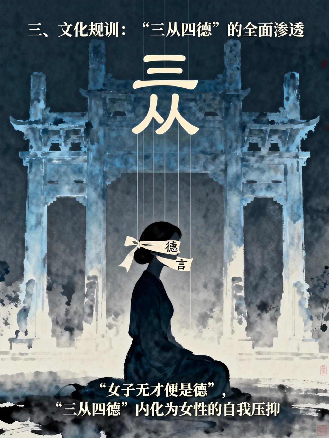 古代女性的三从
       古代女性的“三从”——“未嫁从父，既嫁从夫，夫死从