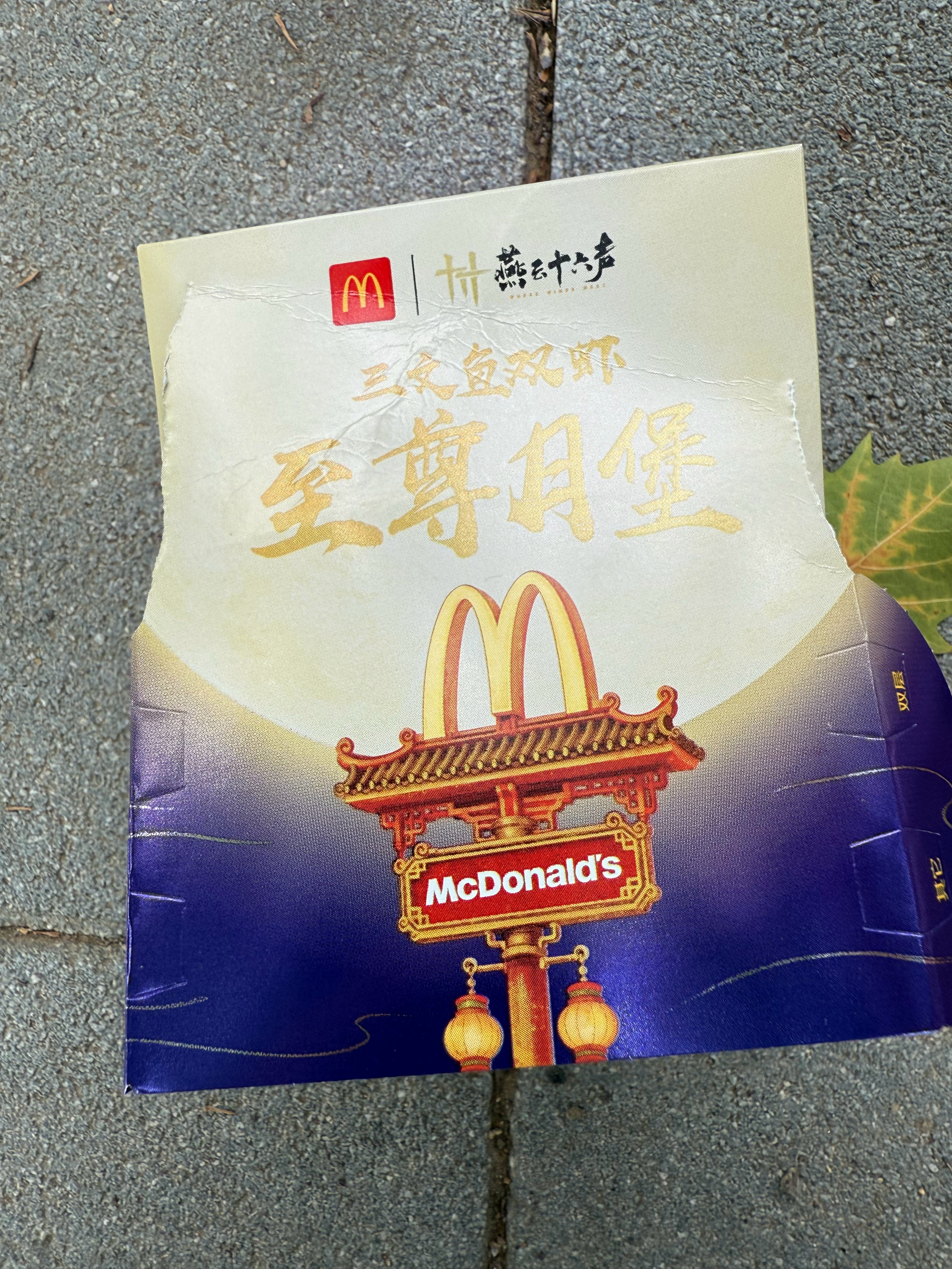 出差点外卖点了个麦当劳的节日新品绝了，太好吃了！爽吃三文鱼！  ​​​