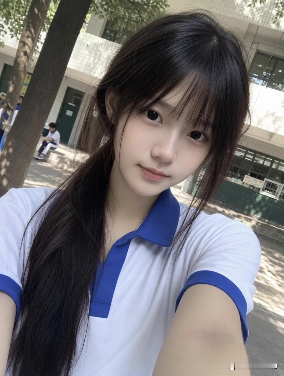 校服一穿，直接回到少年时代
校服