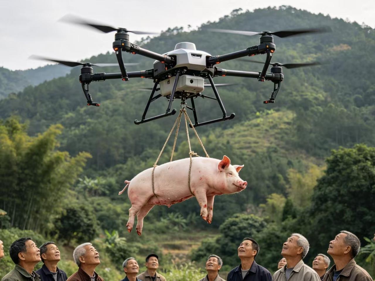 清明“飞天猪”火出圈！无人机运祭品上山，笑翻全网
 
2026年4月5日，正是清