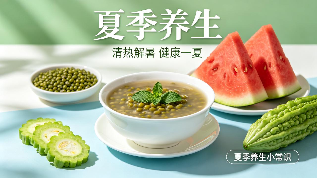 老祖宗总结的
夏季养生知识

①夏养忌寒凉，常饮温水、多食清汤！

②夏季吃肉优