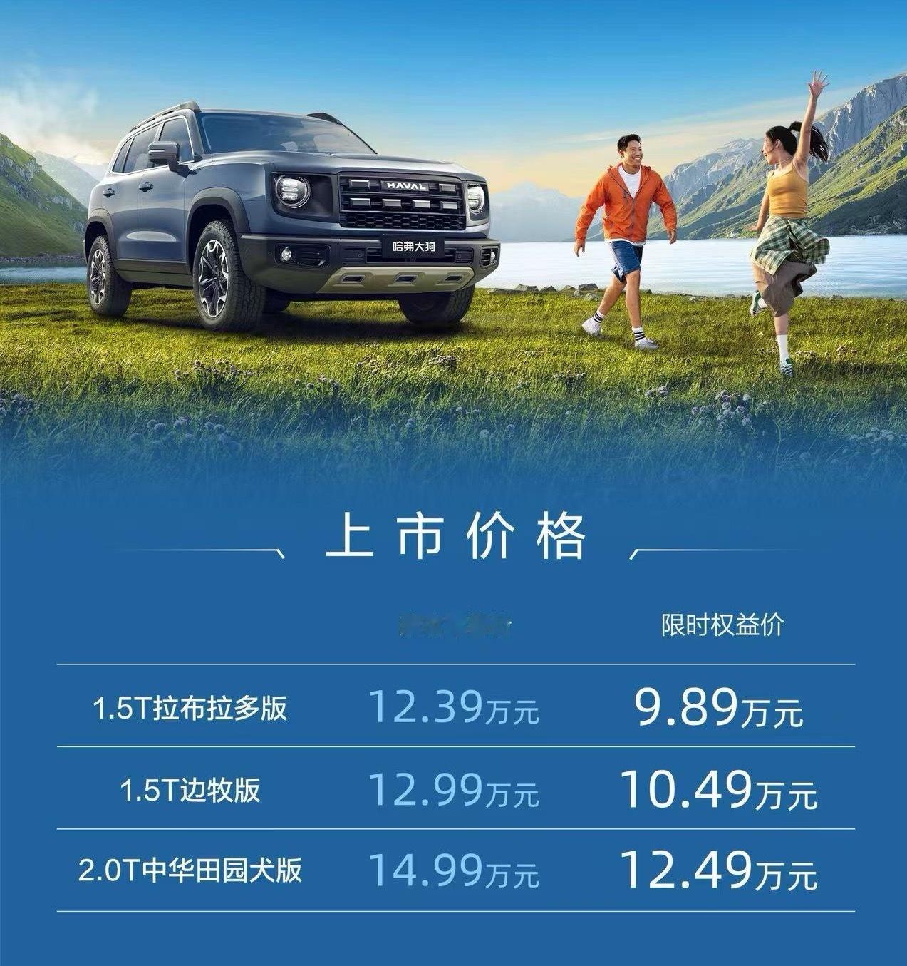 2026款哈弗大狗，这价格有点行我要见魏总哈弗大狗2026款 ​​​