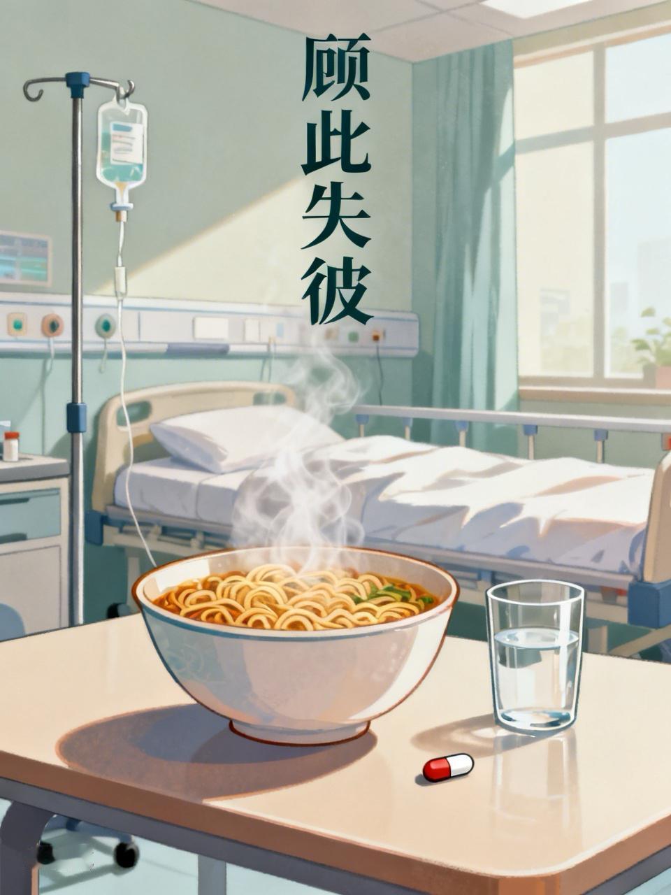 水杯又忘面馆了，是我的记忆在逃荒？

上次来医院打针，在对面面馆吃完面，自个带的