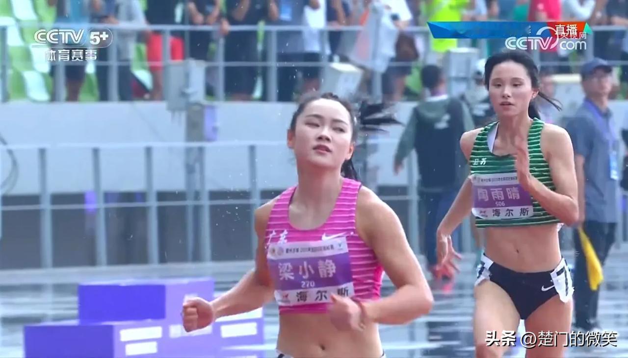 梁小静11秒31晋级半决赛，全国田径锦标赛(衢州)女子100米预赛前八名成绩：