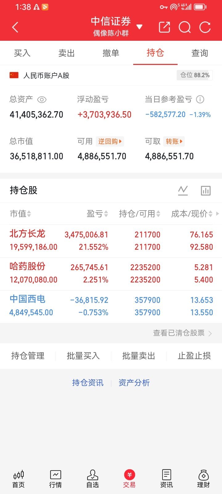 炒股最笨最赚的方法：资金往哪跑你往哪跑，别多想，跟就行了！说个事儿，一件我走了十