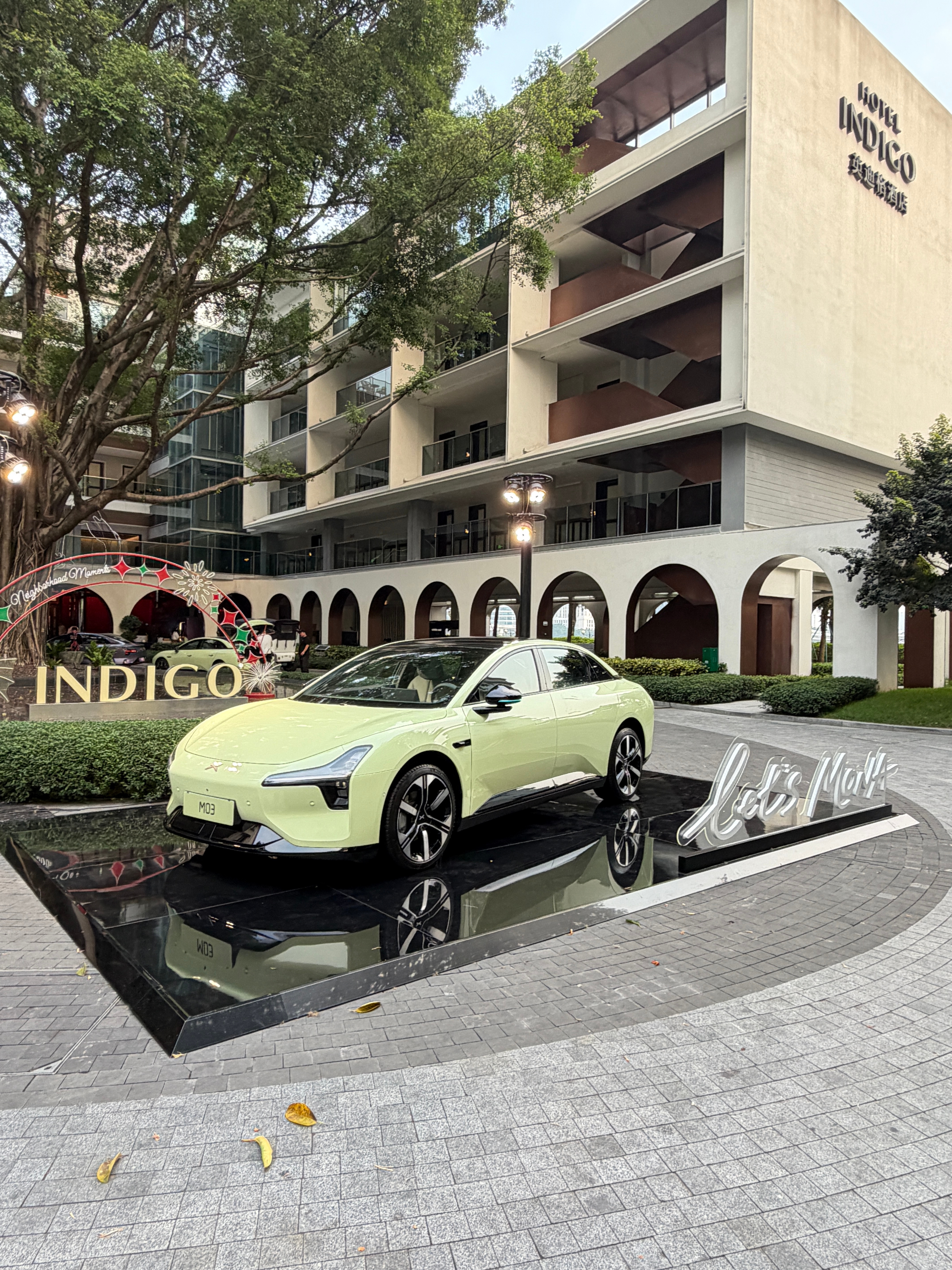 一到酒店就看到了MONA M03，真好看～我的摄影技术如何呢