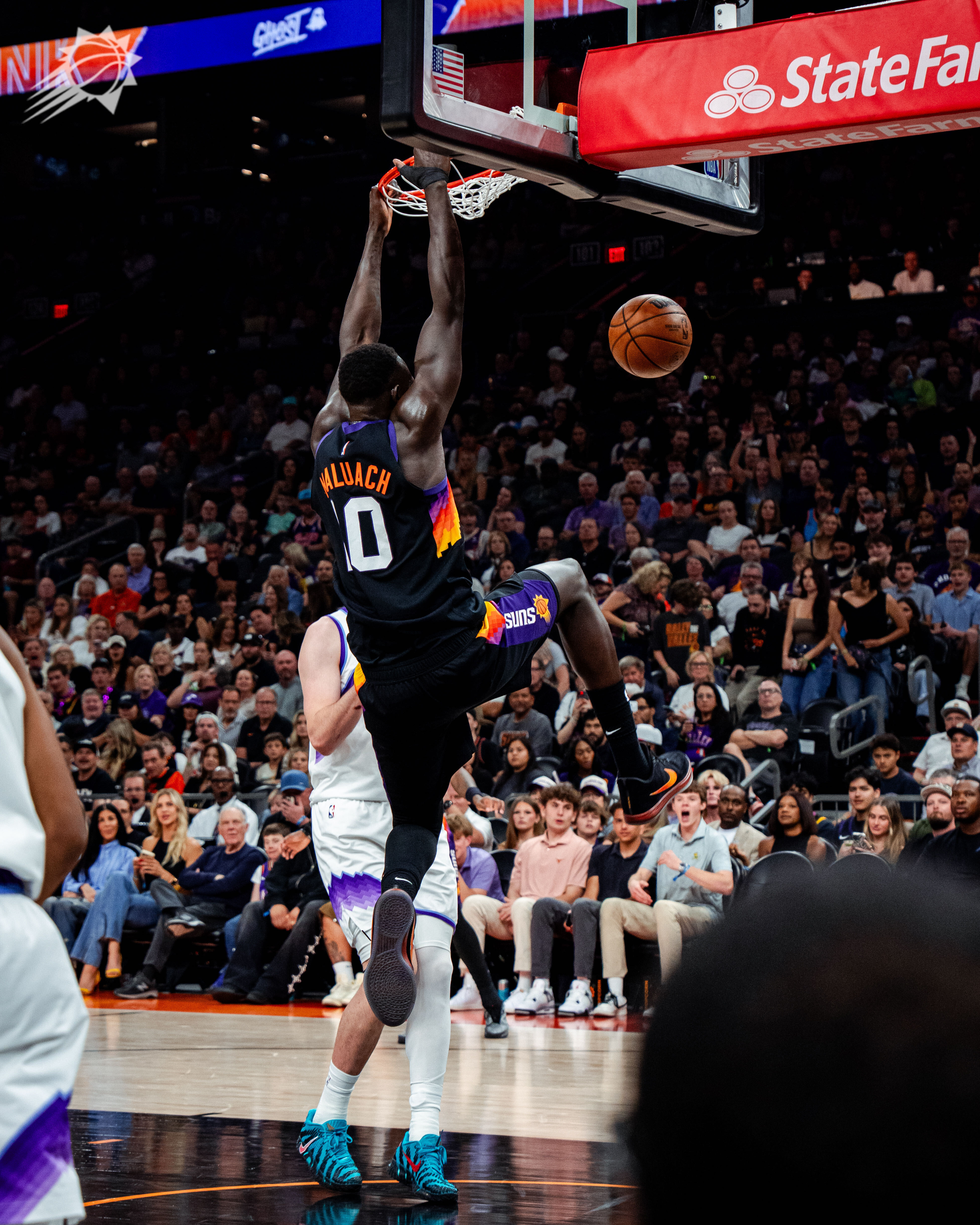 ⛓️ 马鲁 本场得到12分9篮板2盖帽 攻防一体‼️菲尼克斯太阳 ｜旭日东升 ｜