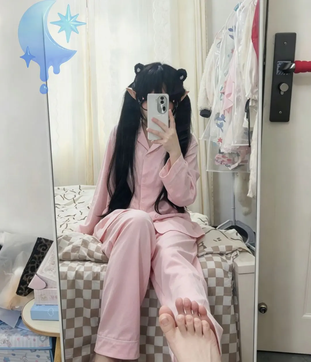 甜妹 睡衣 睡衣家居服 夏天 粉色系