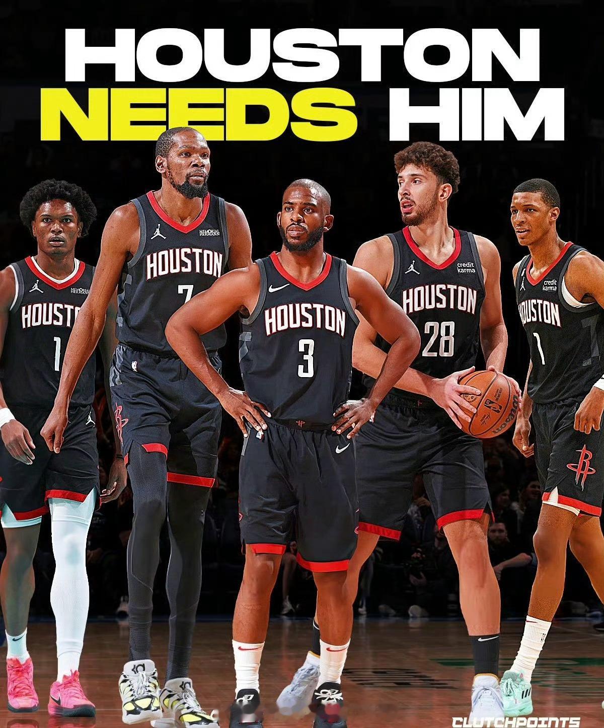 韦德建议火箭通过交易得到保罗…