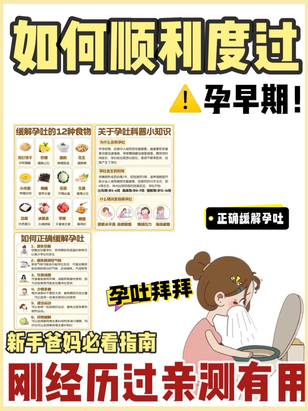 如何顺利度过孕早期？刚经历过亲测有用
