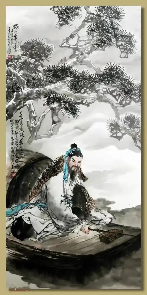 夜深思故友，
难睡想親人。