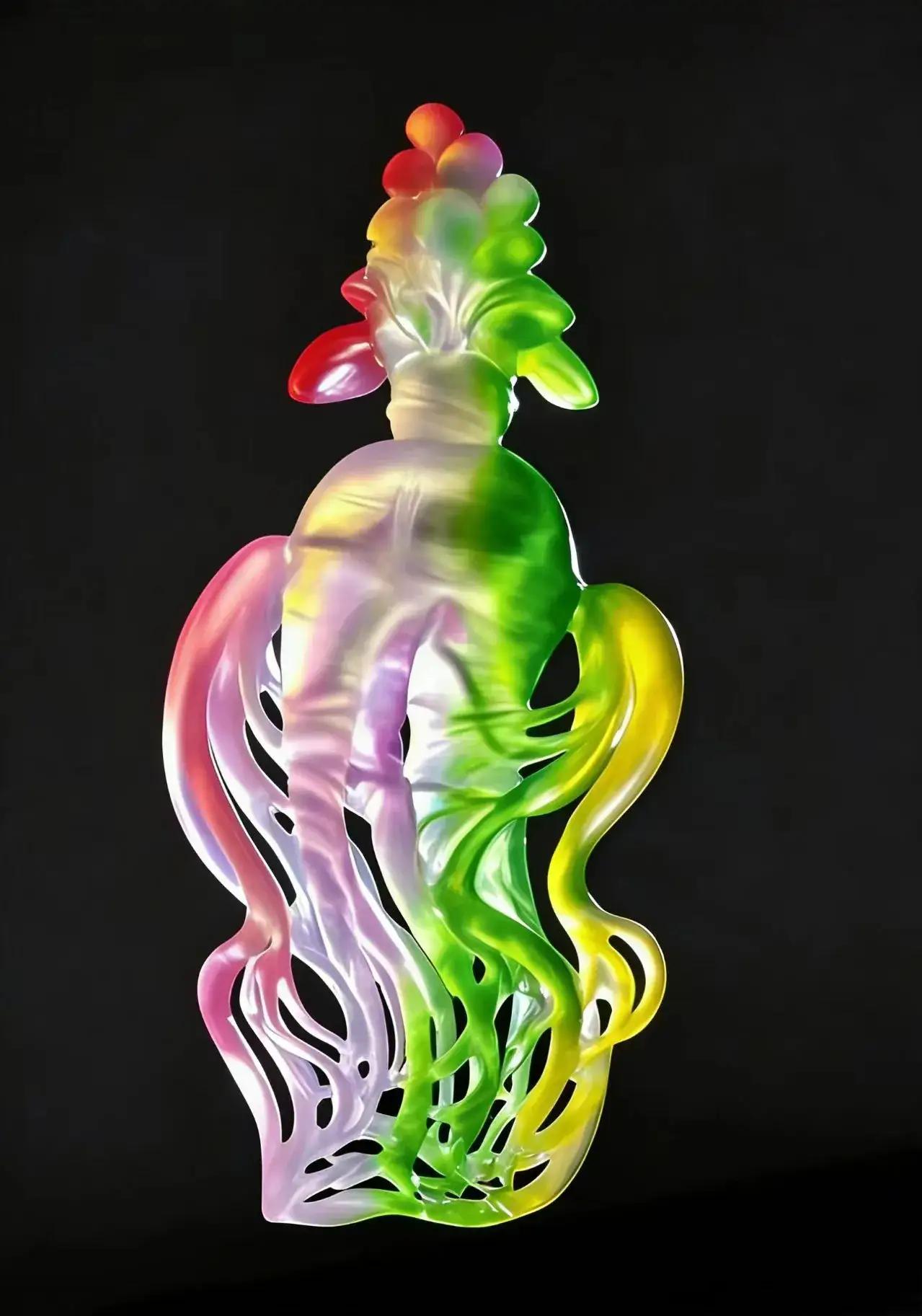 稀世珍宝：七彩玲珑灵参，乾隆御制翡翠人参摆件，价值连城，值得一看。