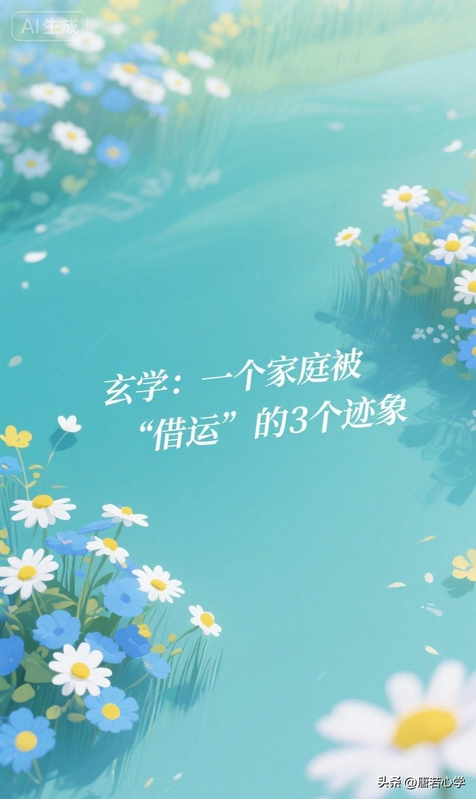 玄学：一个家庭被“借运”的3个迹象。

《道德经》有言：“知足不辱，知止不殆。”