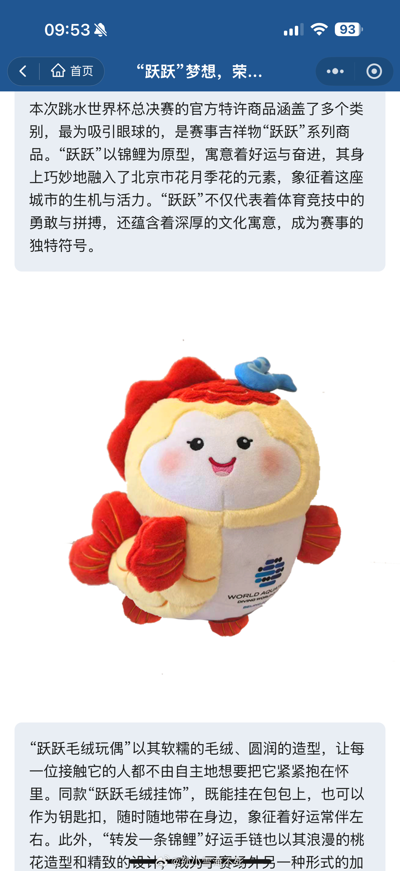 跳水世界杯 总决赛做了官方特许商品～有你喜欢的吗？？ ​​​