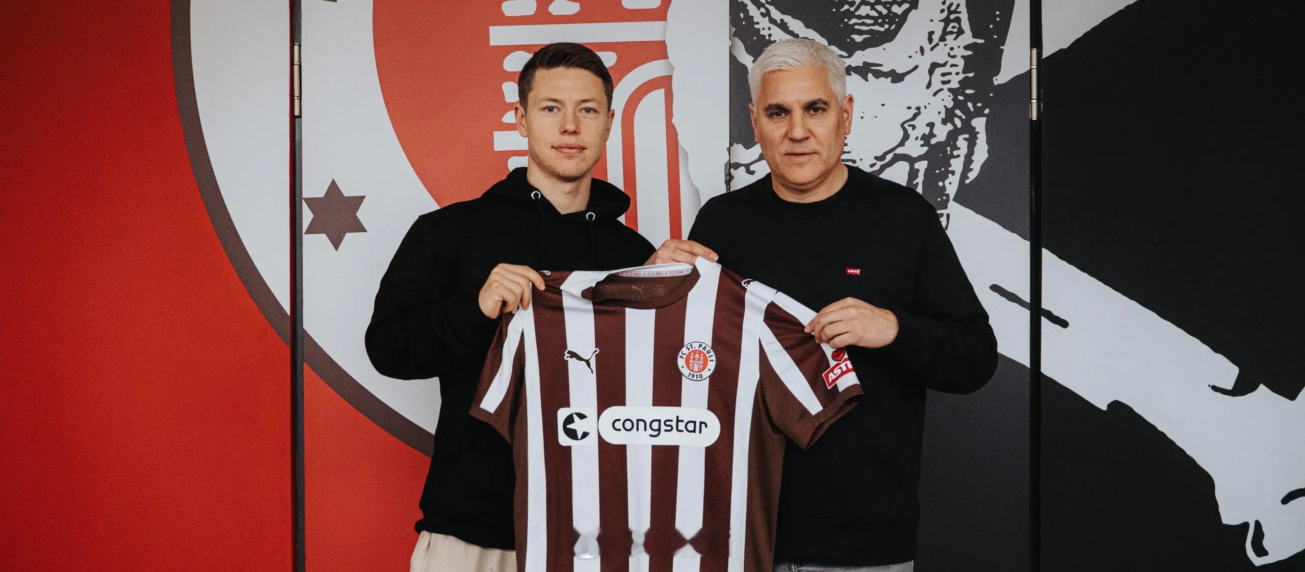 圣保利从刚在欧冠跟拜仁交手的圣吉勒斯联引进挪威中场马蒂亚斯·拉斯穆森（Mathi