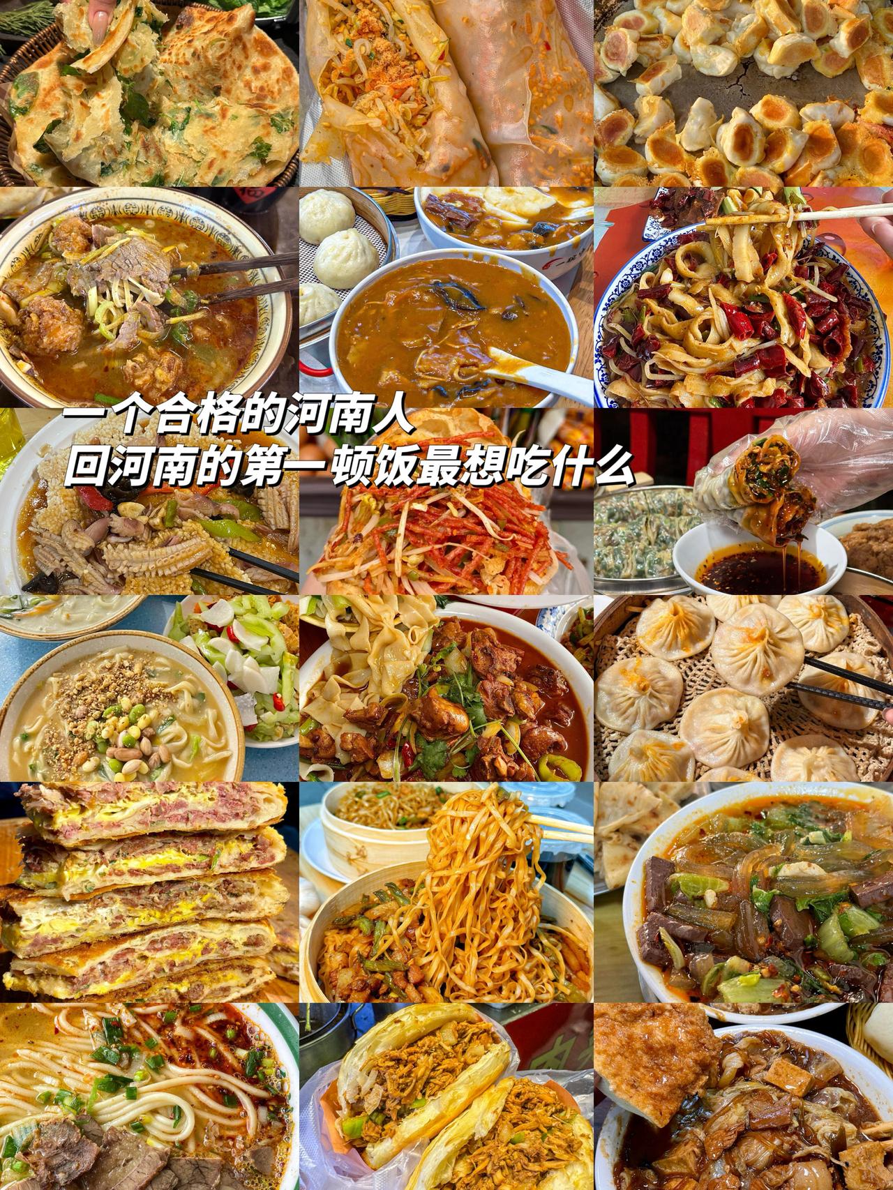一个合格的河南人 回到河南的第一顿饭最想吃什么