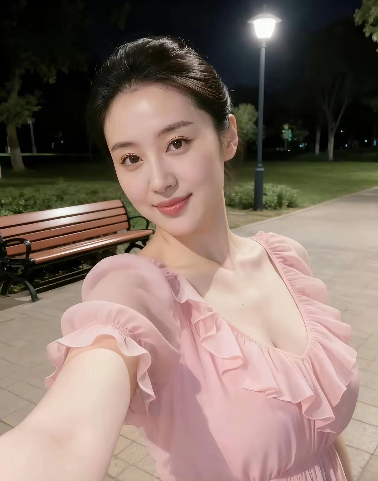 吃过晚饭，在这深秋的街道坐着也是种别样的感受