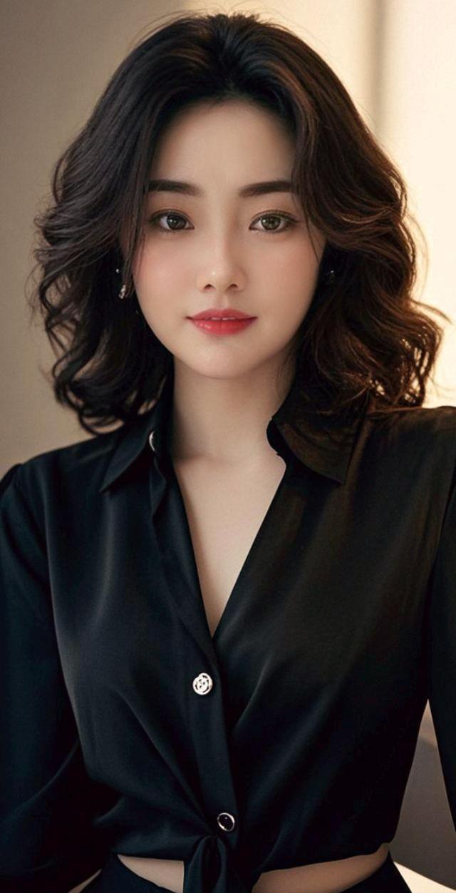 AI卷发风情