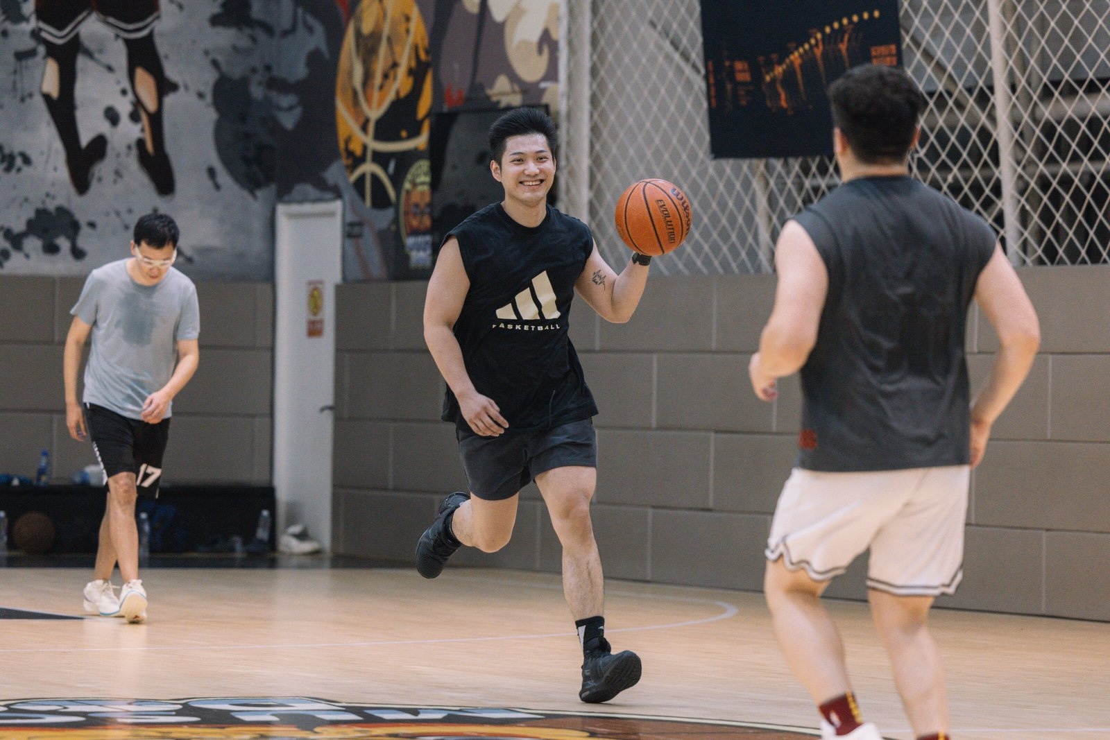 真的好久好久没打球了…还得是🏀让人笑得最开心！ ​​​
