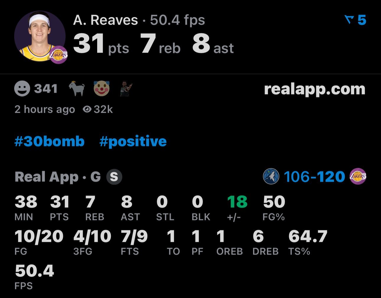 今儿这效率，怎么夸？里夫斯