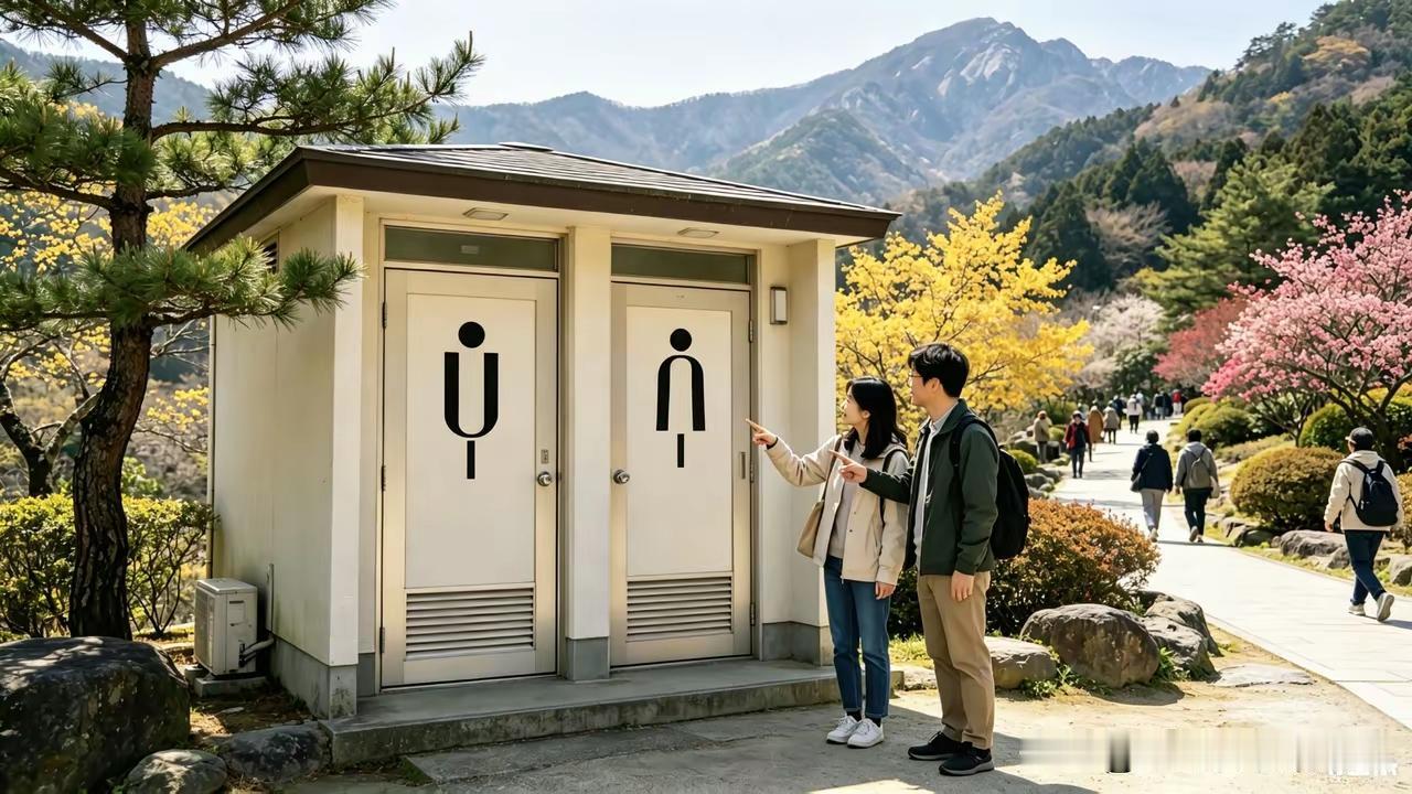 没见识，真可怕！看了半天没看懂哪个是女厕所！大神们帮看看，你能看懂吗？