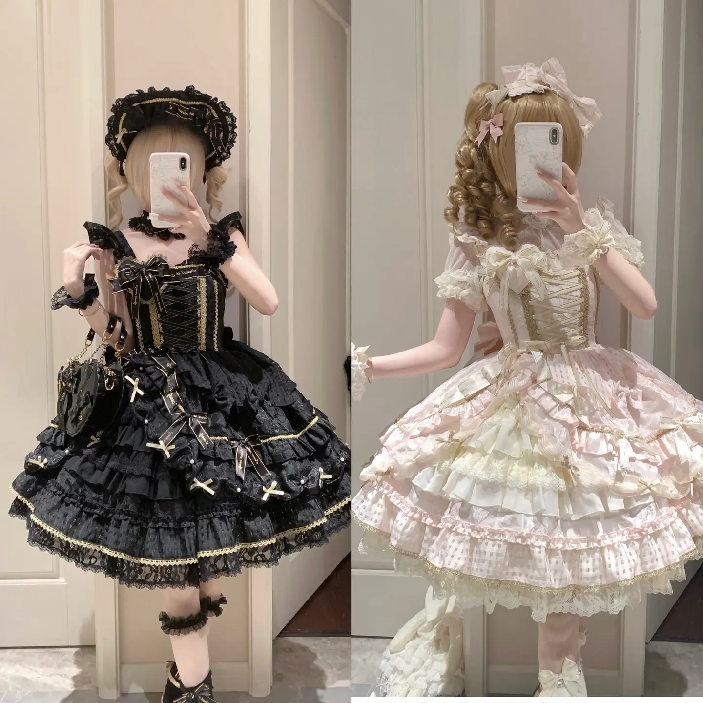 和闺蜜的合作款！！老婆们喜欢黑金还是粉金！