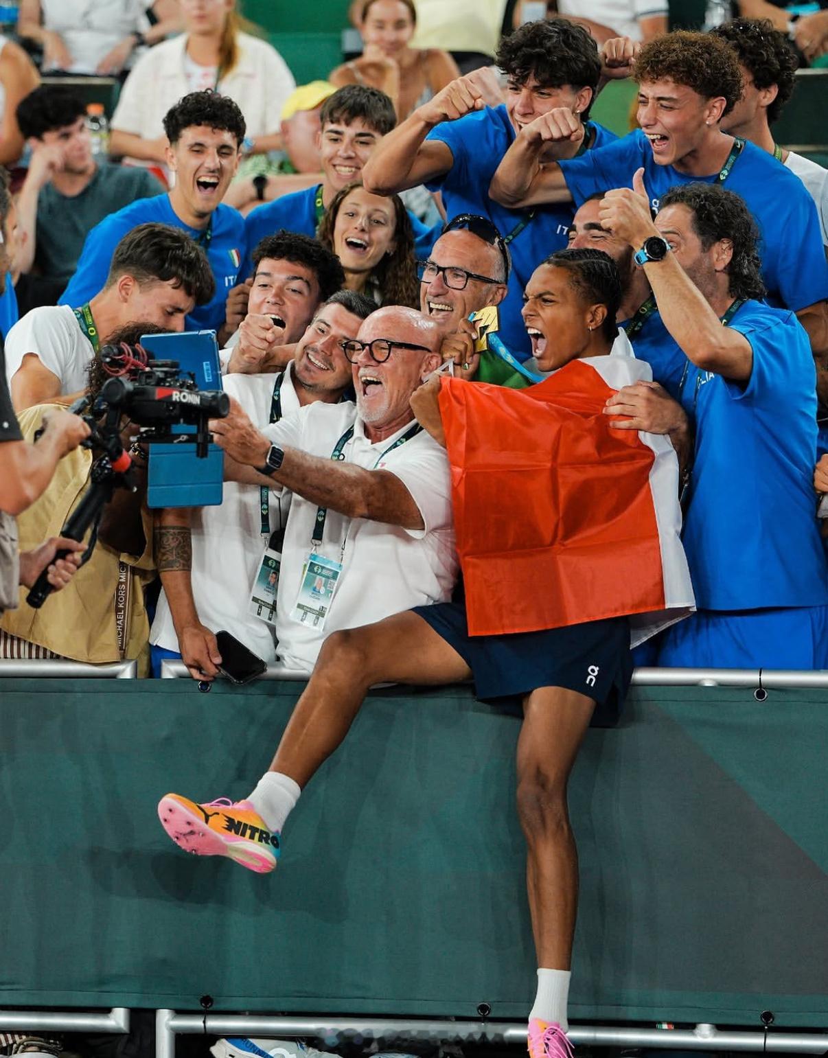 2026世界U20田径世青赛 男子跳远决赛，🇮🇹丹尼尔·莱昂纳多·因佐利一飞