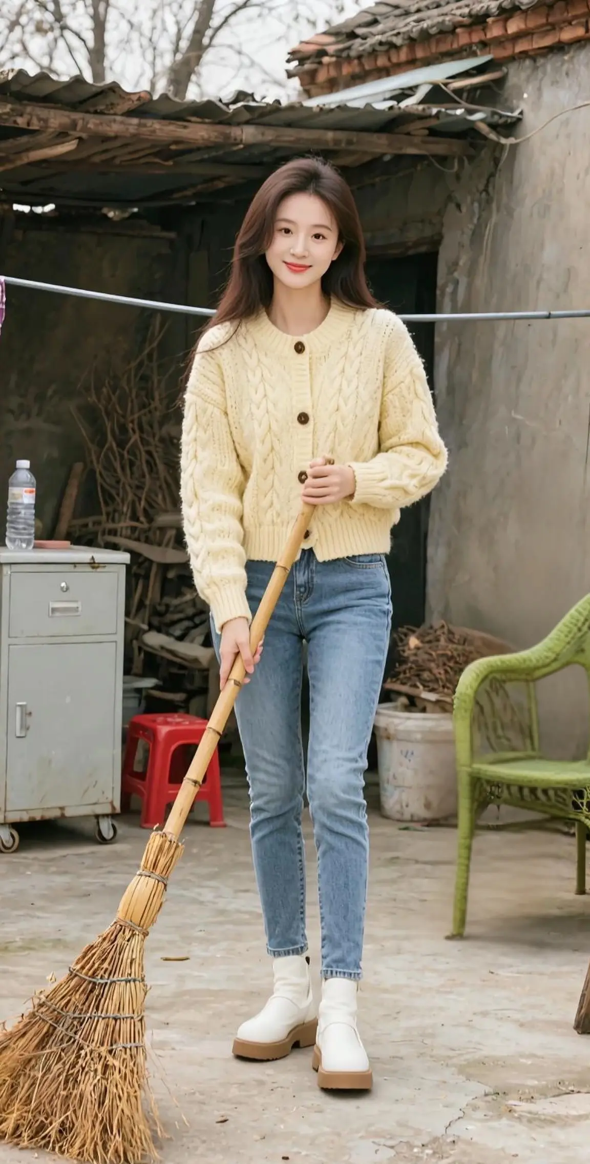 AI乡村少女写真 随变ai随便玩