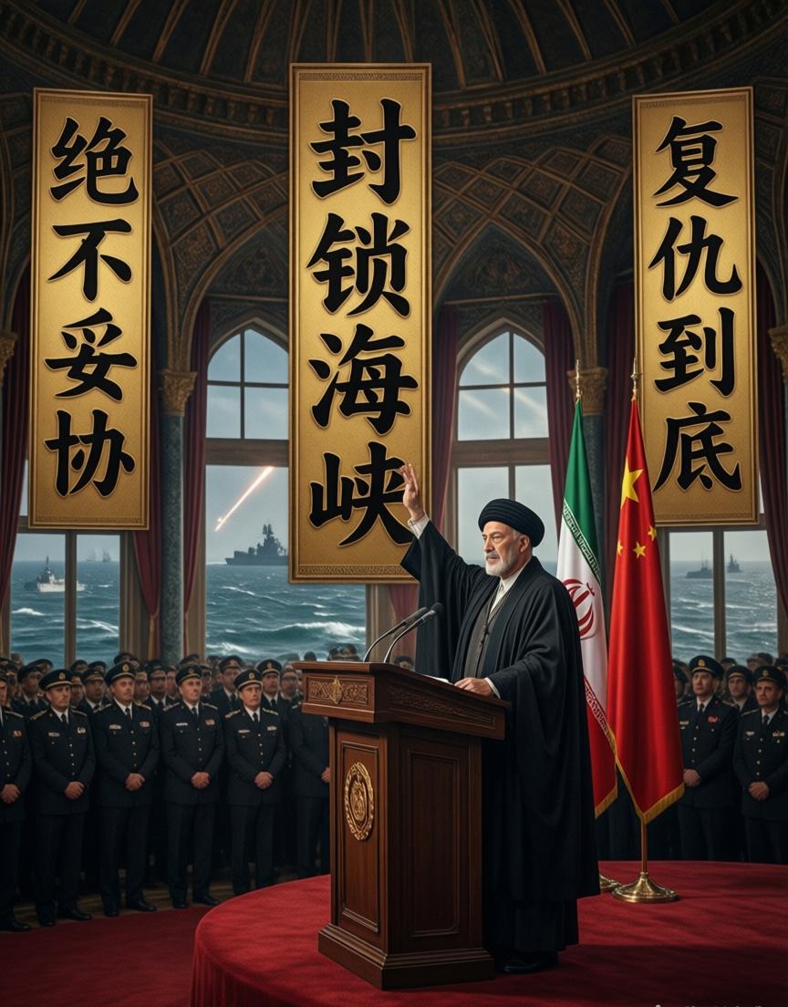 绝不退让。穆杰塔巴在就任伊朗最高领袖之后，第一份公开声明就这么砸了出来，语气硬得