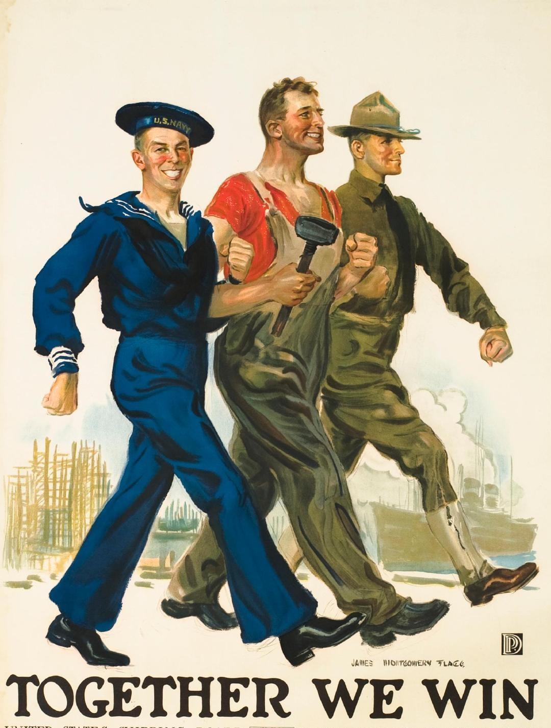 美国画家詹姆斯·蒙哥马利·弗拉格（James Montgomery Flagg，