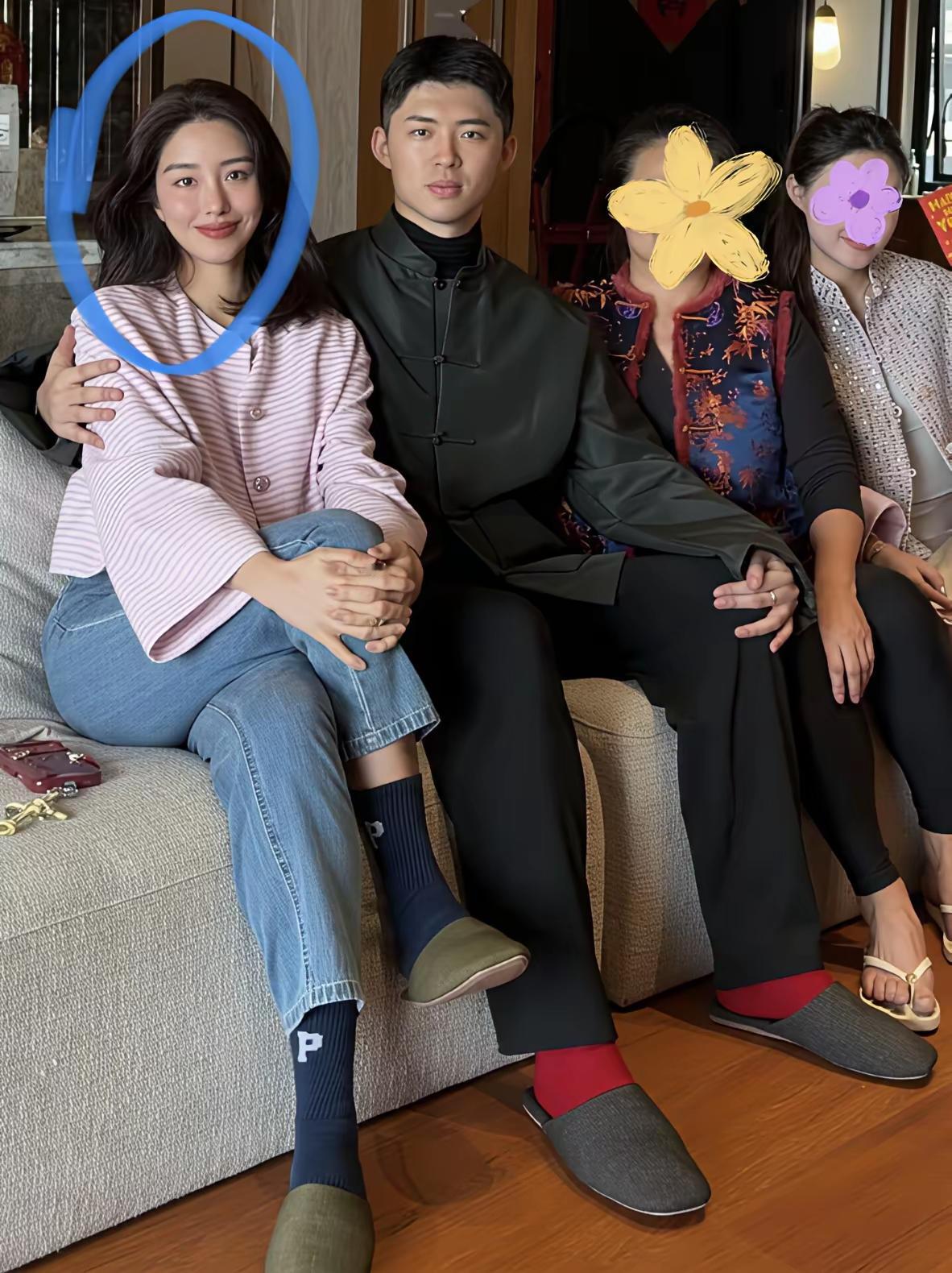 杨采钰的新男友张向荣，福建金鹿集团创始人张华安之孙。很帅气的一个小伙子。两人挺般