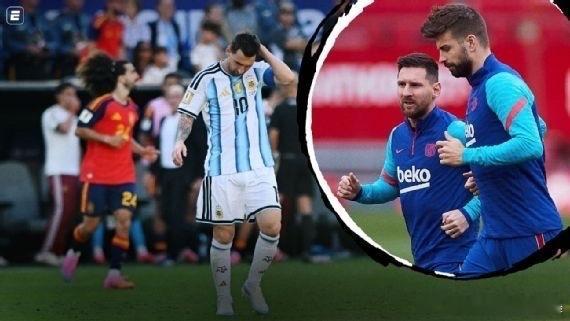 皮克 梅西 C罗 西班牙世界杯夺冠皮克接受ESPN采访，畅谈世界杯诸多话题🔥谈