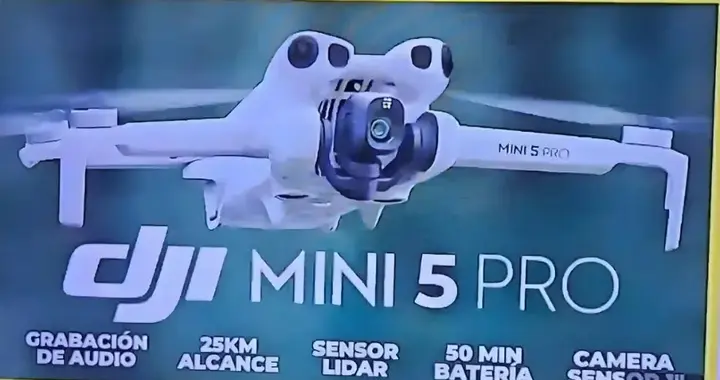 大疆Mini 5 Pro无人机曝光，官方续航36分钟