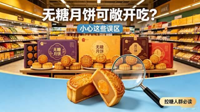 无糖月饼可以随便吃？很多人都踩了这个中秋大坑