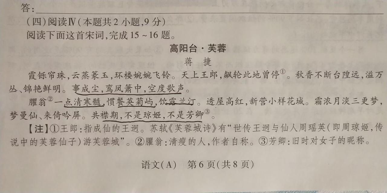 如果不是因为考试，那么语文将会是最美的学科