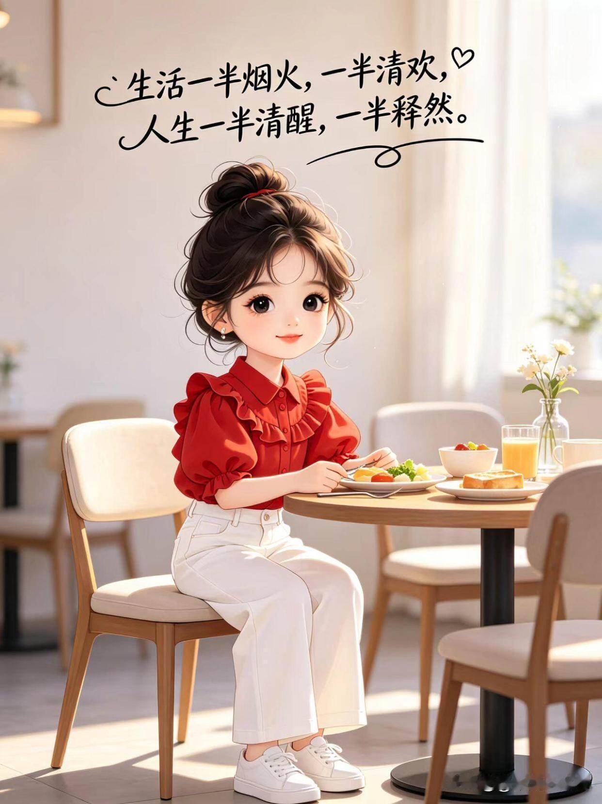 生活从不会辜负每一个努力向上的人，不必焦虑时光，不必纠结过往。静下心来，踏实走好