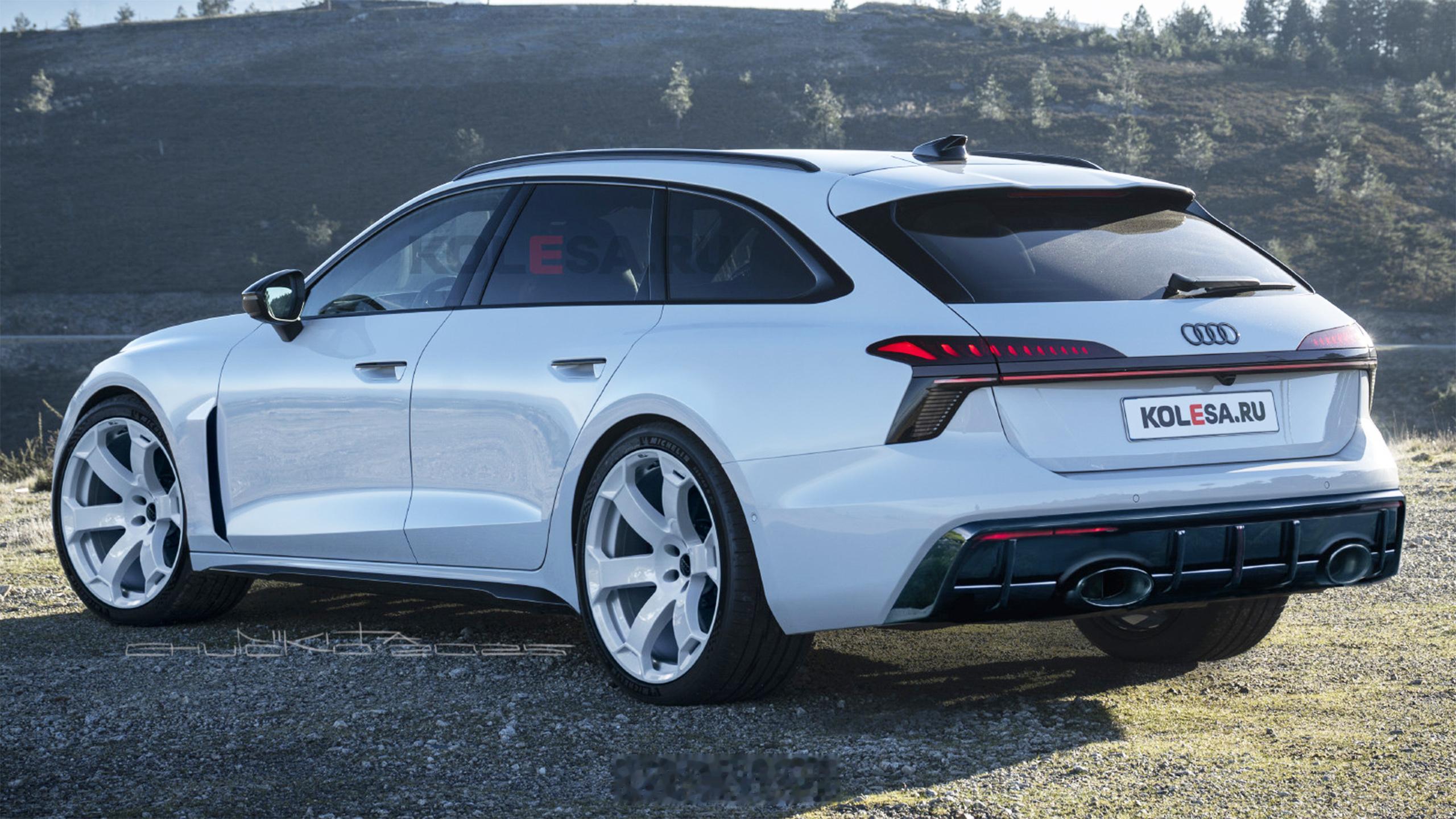 下一代奥迪RS6 Sedan & Avant渲染图 下一代奥迪RS6 Sedan