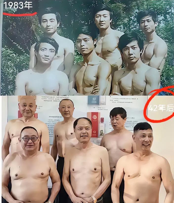 从斜刘海到地中海：42年的相聚，是岁月最温柔的答卷
 
1983年的斜刘海少年，