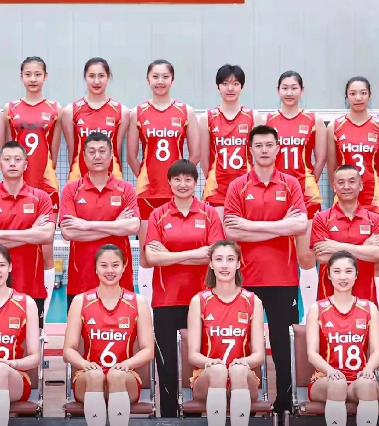 【最佳阵容】
对法复仇之战第三局法国队搏发战术绝地反击奏效，中国女排大好形势急转