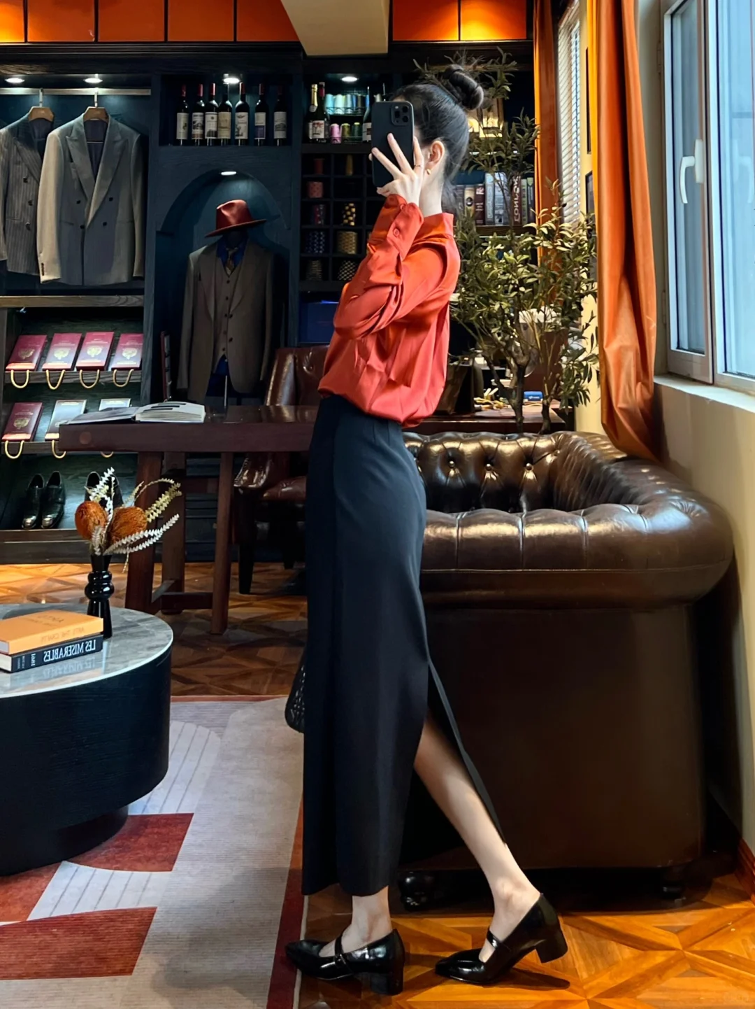 打工人上班穿搭💼黑➕红 简直不要太美哦～