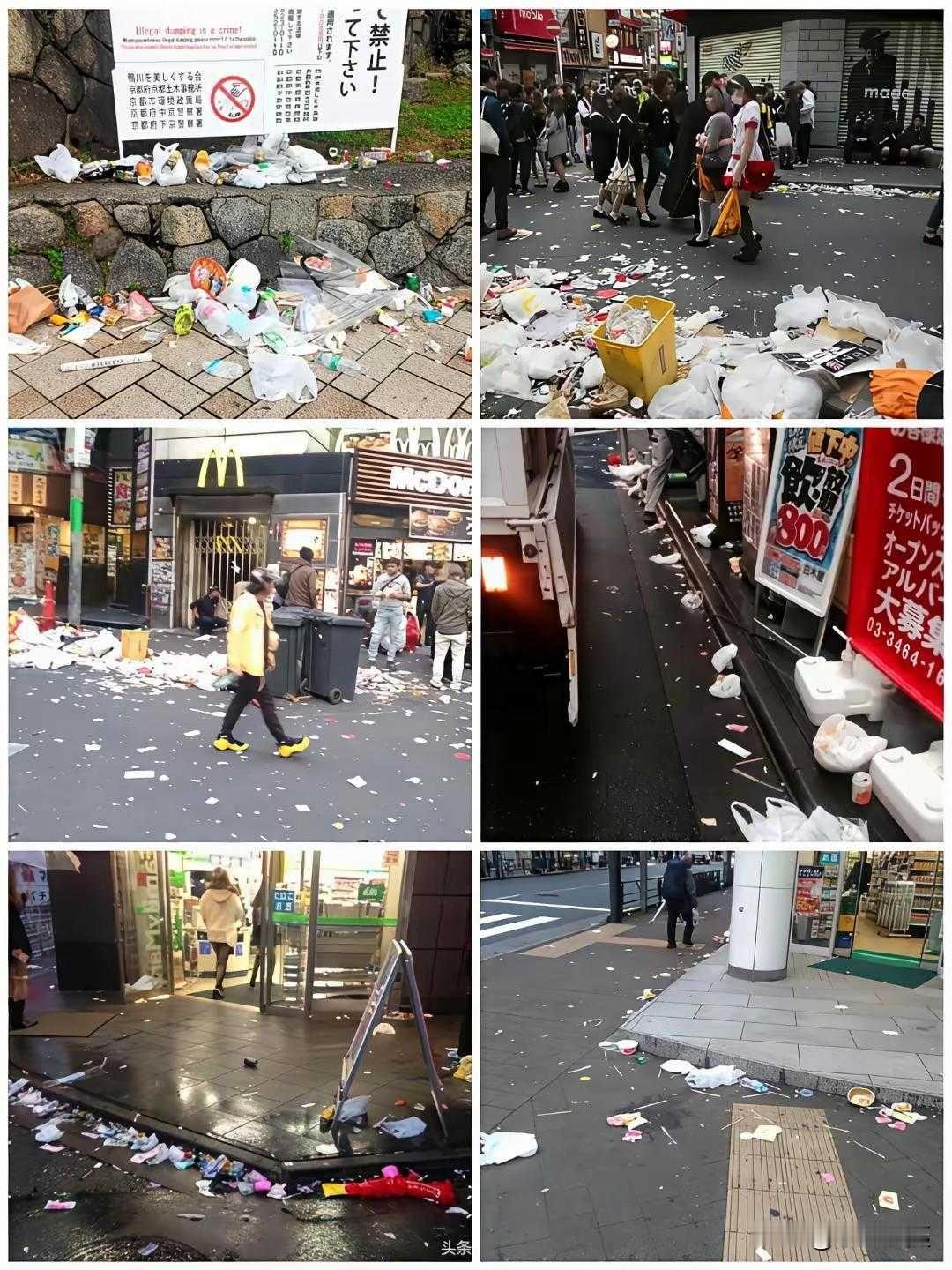 据X博主：日本人捡垃圾，有“三捡三不捡”。
第一，国外捡，国内不捡。
第二，有人