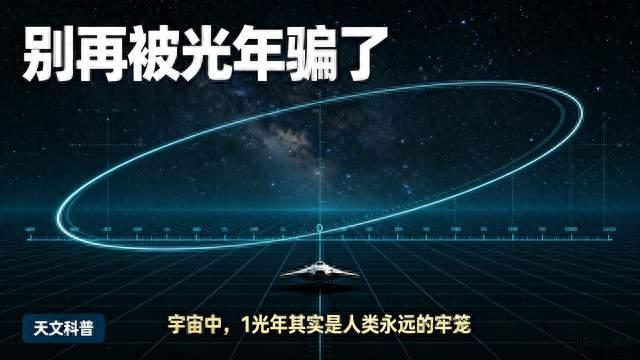 别再被光年骗了，宇宙中，1光年其实是人类永远的牢笼