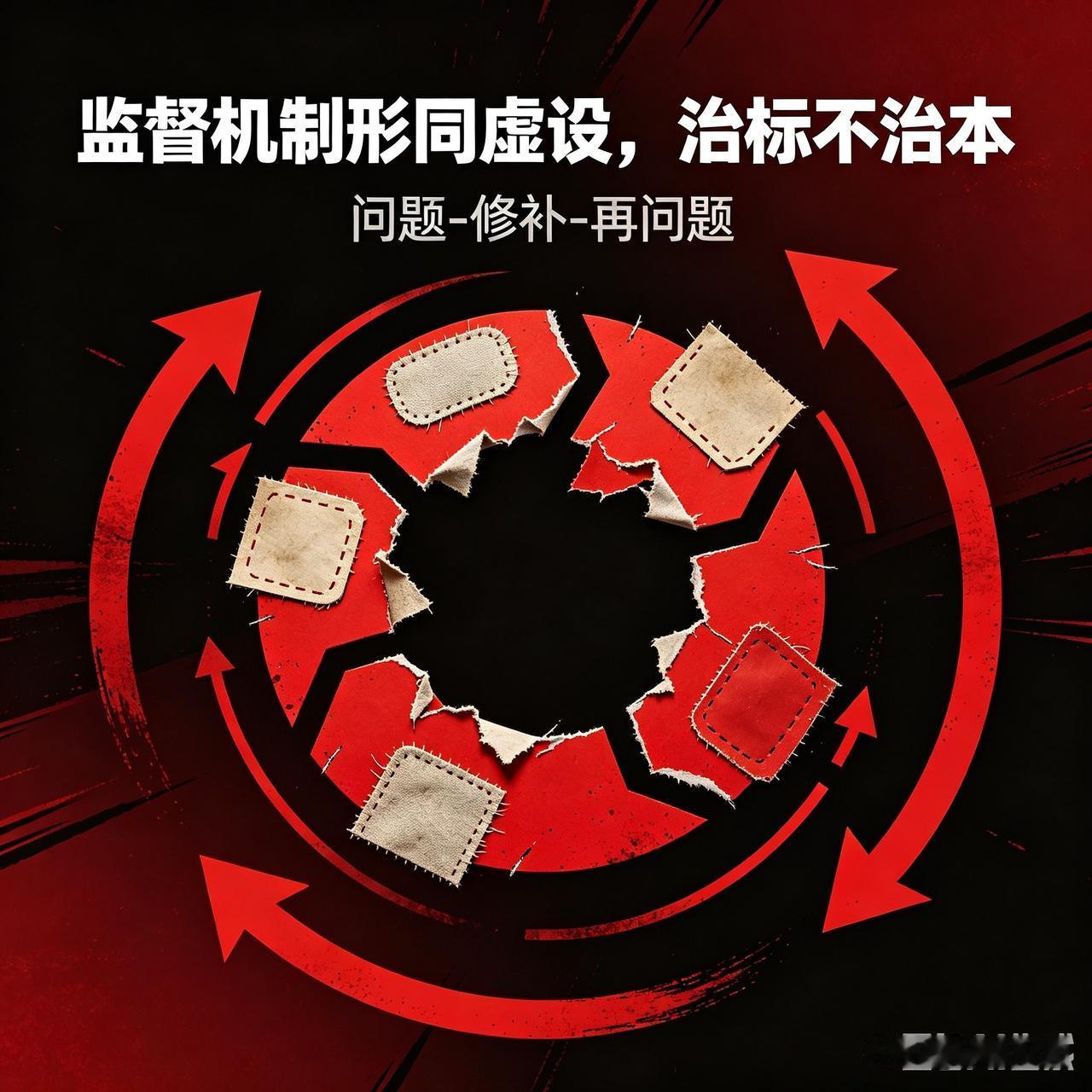 为什么很多监督机制形同虚设？漏洞永远堵不完，只会头痛医头、脚痛医脚？

生活和工