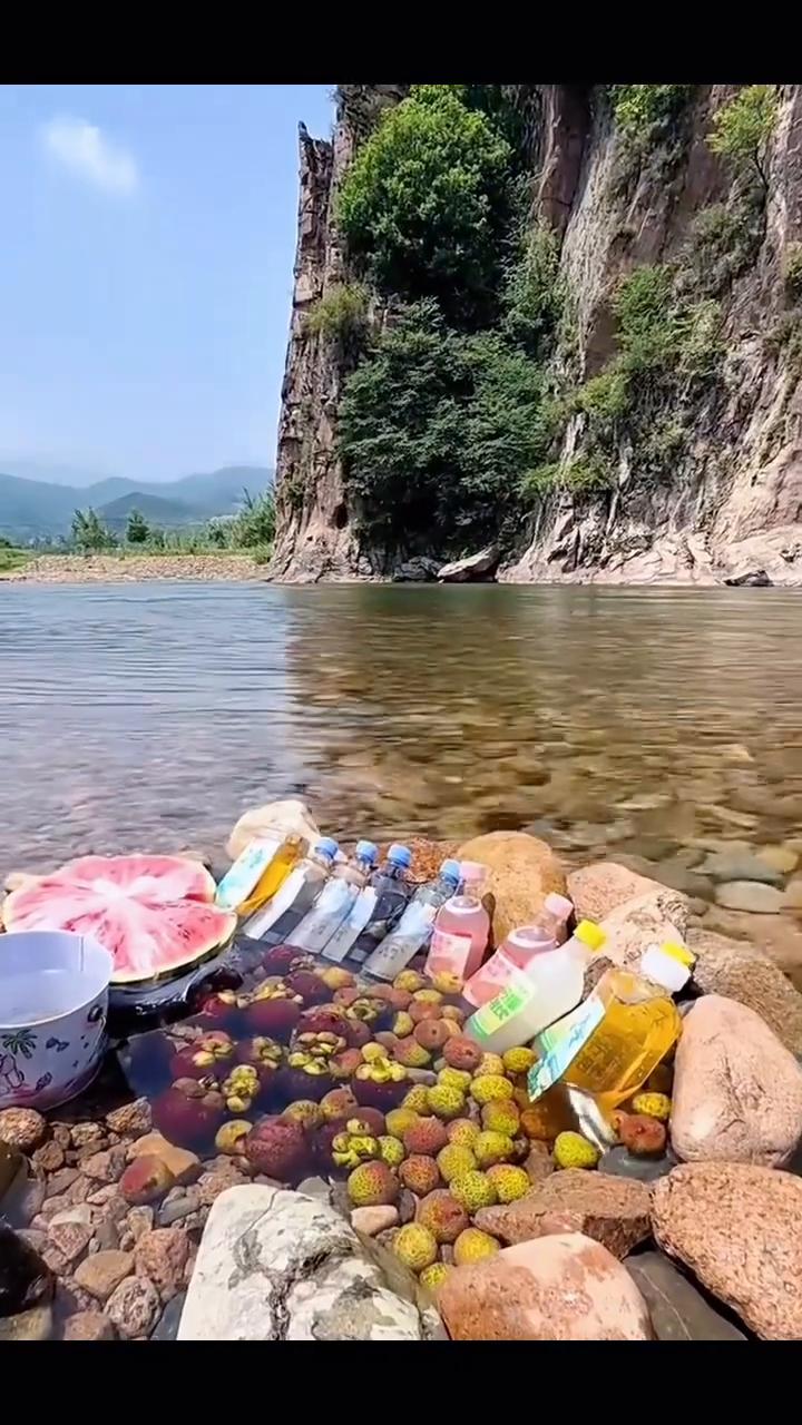 这里好凉快。