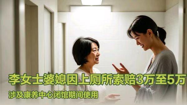 上厕所还能摊上几万块赔偿？这事儿说出来谁信啊！杭州翡翠城那李女士和婆婆，就是去社